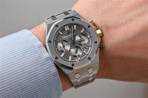 audemars piguet royal oak chronograph platinum|royal oak selfwinding mm price.